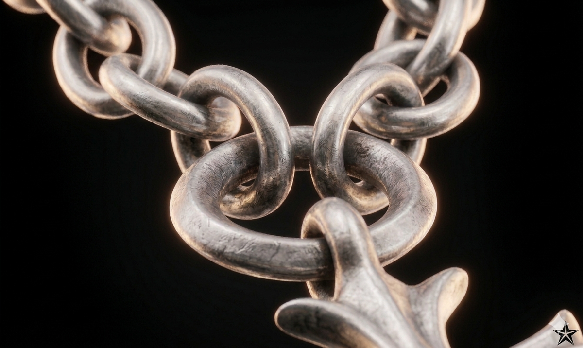 Cursed Fang Cross Necklace