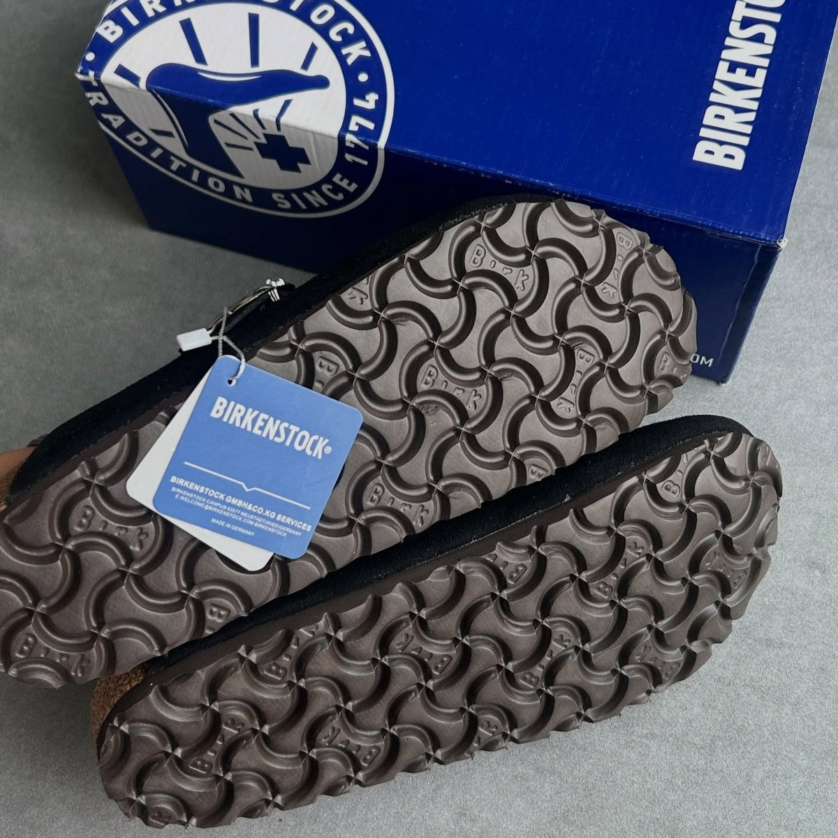 Birkenstock x Chrome Suede Clogs