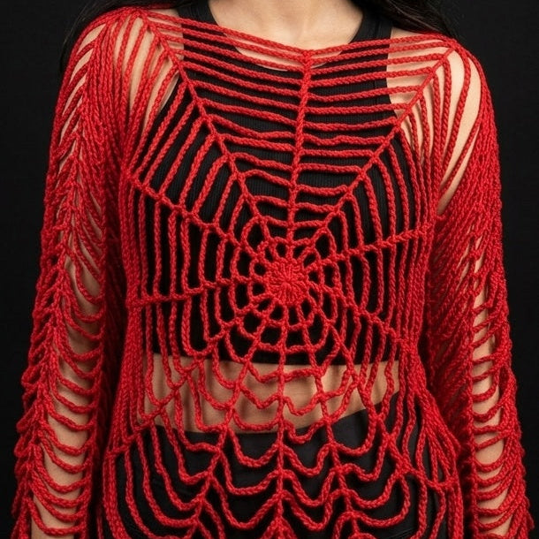 Cursed Spiderweb Top