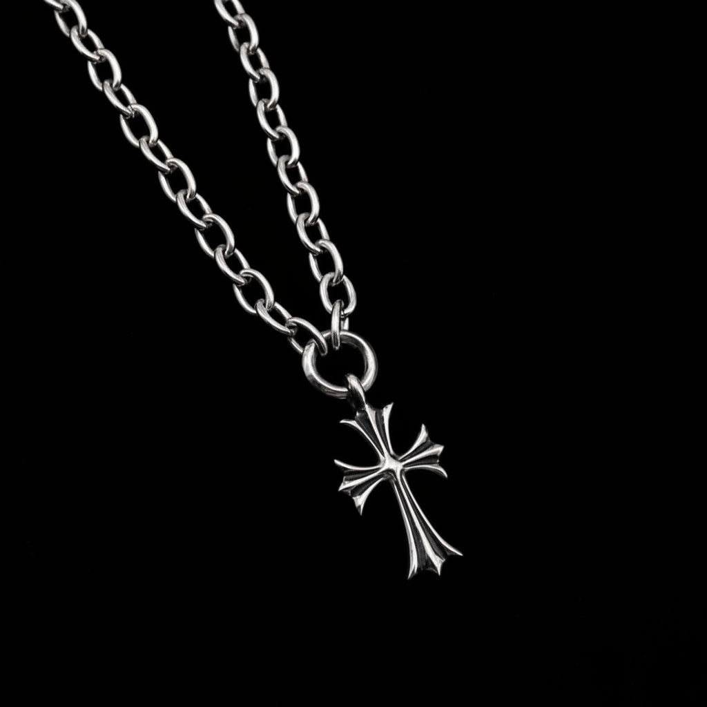 Cursed Fang Cross Necklace